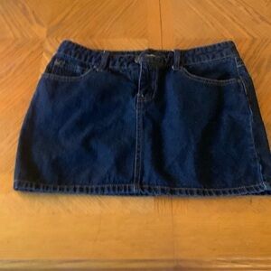 Denim Mini Skirt